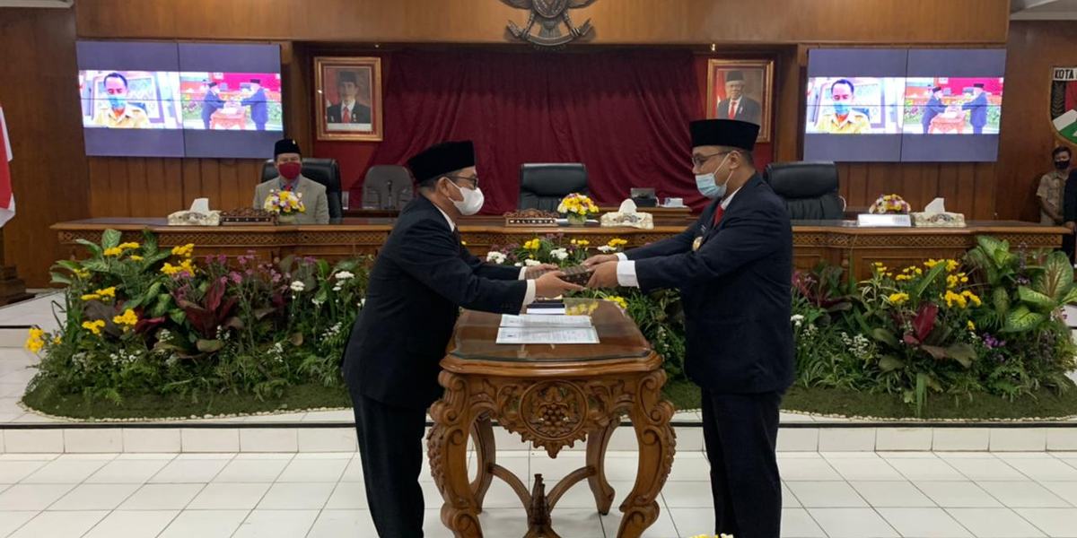 PIDATO PERDANA, WALI KOTA MAGELANG AJAK SELURUH PIHAK BERIKAN PELAYANAN TERBAIK