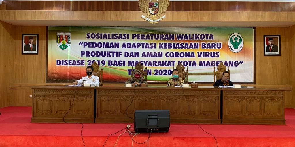PEMKOT MAGELANG RESMI TETAPKAN PERWAL PEDOMAN ADAPTASI KEBIASAAN BARU, SOSIALISASI DIGELAR HARI INI
