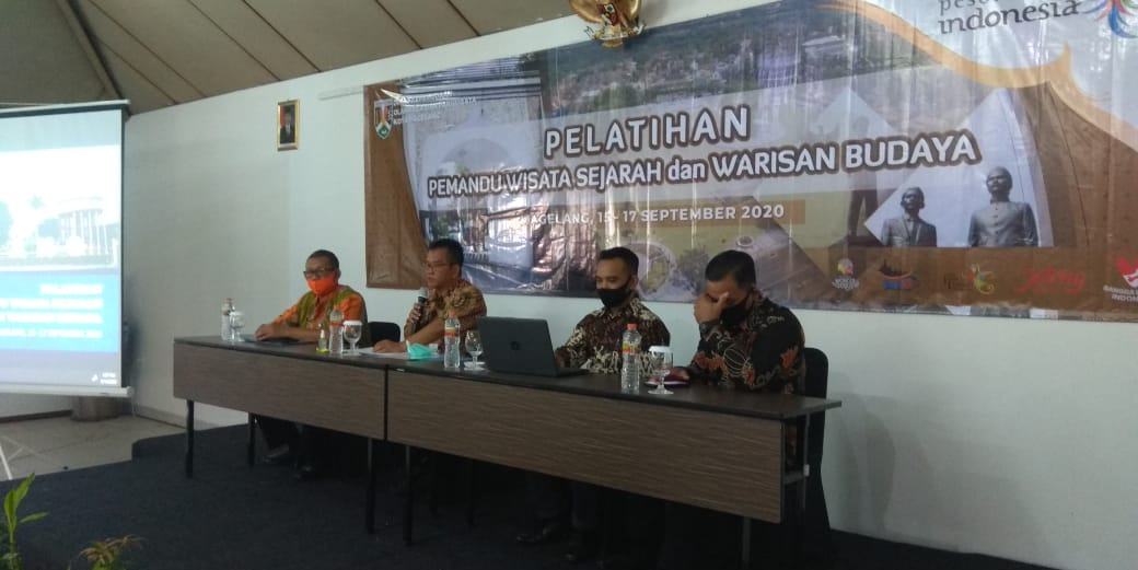 PERSIAPKAN SDM PENGELOLA WISATA, DISPORAPAR KOTA MAGELANG GELAR PELATIHAN PEMANDU WISATA SEJARAH DAN WARISAN BUDAYA