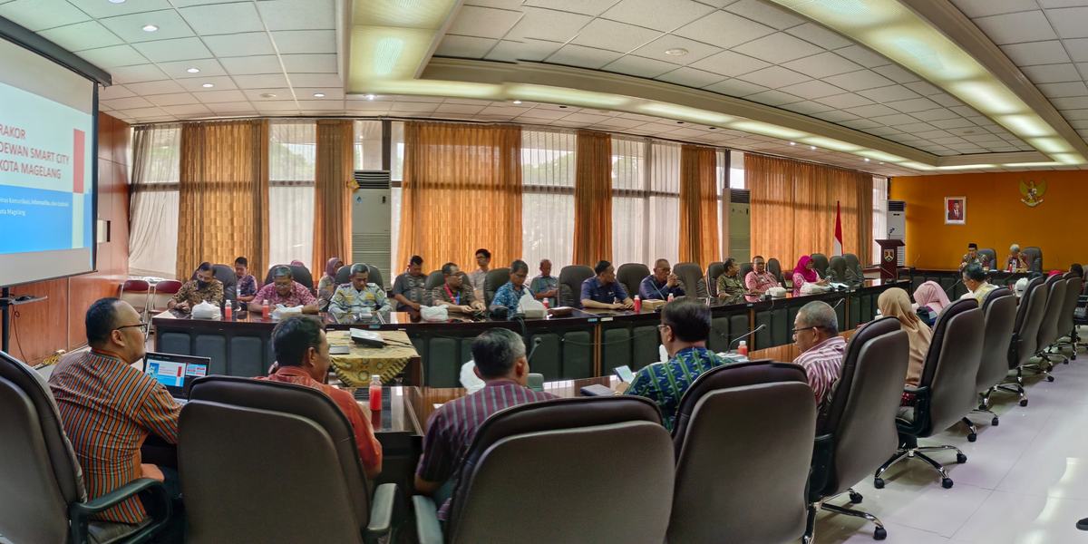 RAPAT KOORDINASI DEWAN SMART CITY KOTA MAGELANG TAHUN 2024
