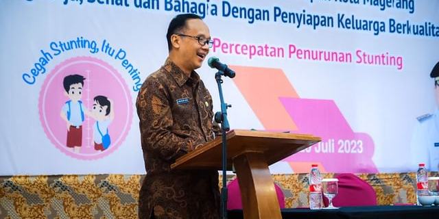 Penandatanganan Piagam Komitmen Bersama Penurunan Stunting di Kota Magelang