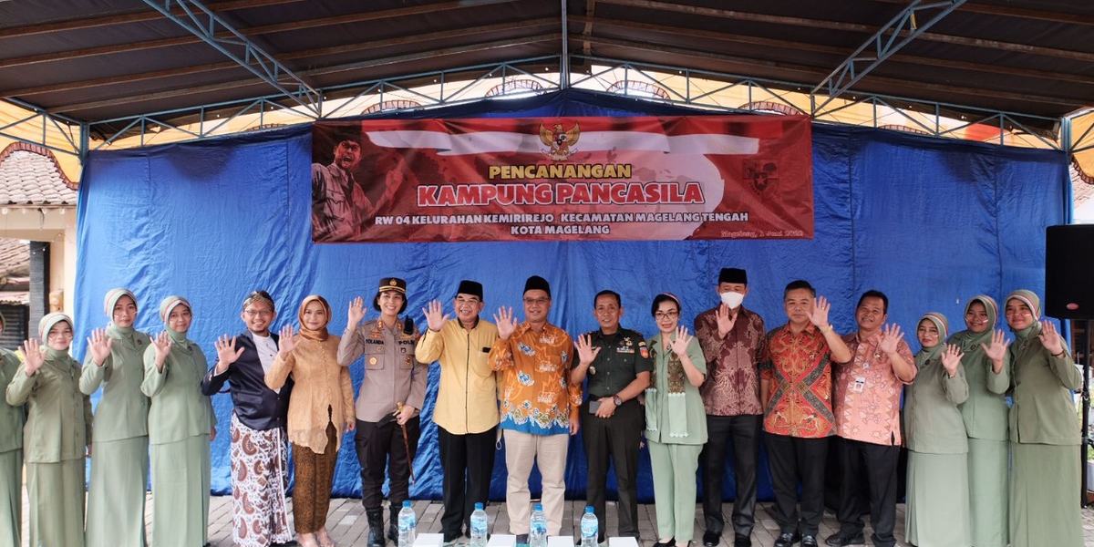 Kemirikerep Dicanangkan Sebagai Pelopor Kampung Pancasila di Kota Magelang
