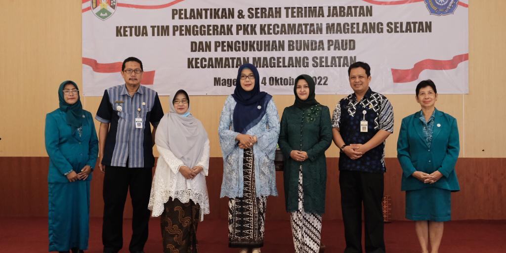 Lantik Ketua TP PKK Kecamatan Magelang Selatan, Niken Nur Aziz Wanti-Wanti Nyawiji Dengan Warga