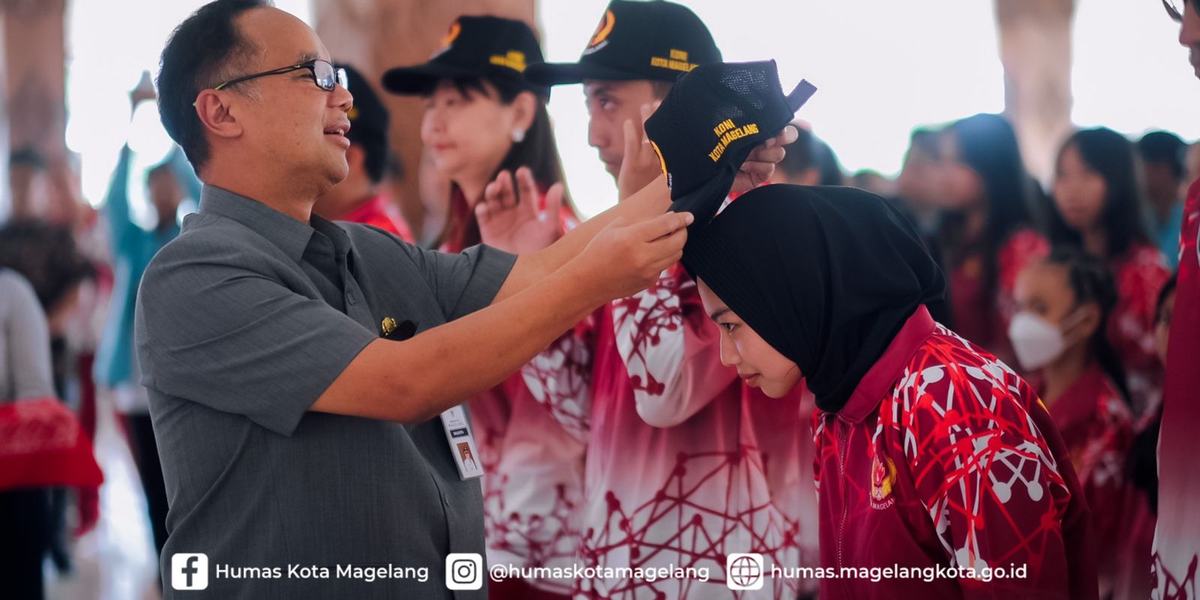 Dokter Aziz Melepas 193 Atlet Kontingen Kota Magelang Berlaga di Porprov Jateng XVI