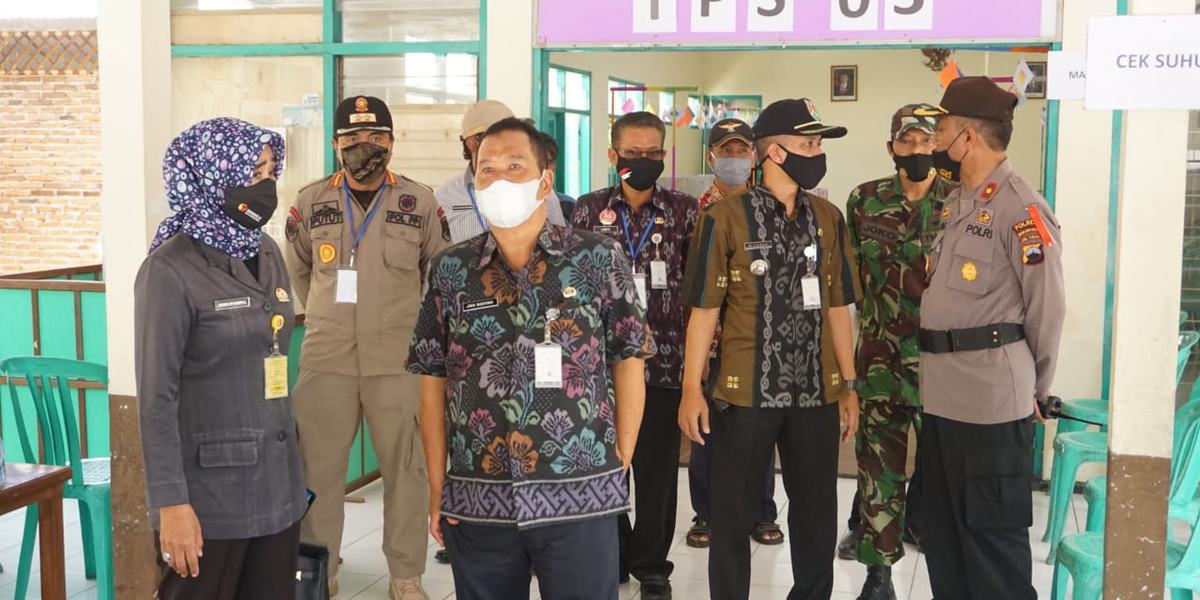 CEGAH POTENSI KLASTER PILKADA, SEKDA KOTA MAGELANG CEK KESIAPAN KPPS DAN TPS