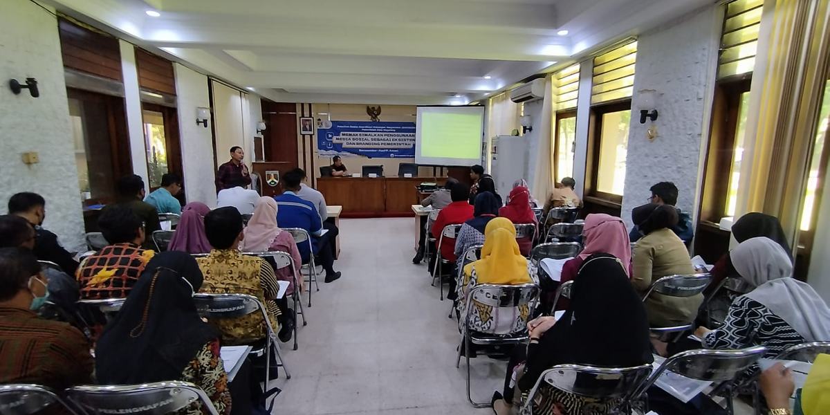 Tingkatkan Kompetensi Admin Pengelola Media, Admin Media Sosial OPD Pemkot Magelang Ikuti Pelatihan Bakohumas
