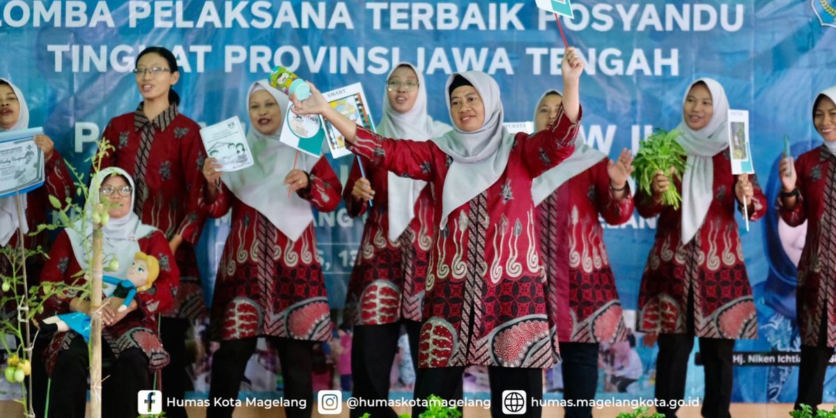 Posyandu Kasih Ibu Kedungsari Wakili Kota Magelang Lomba Posyandu Tingkat Jateng