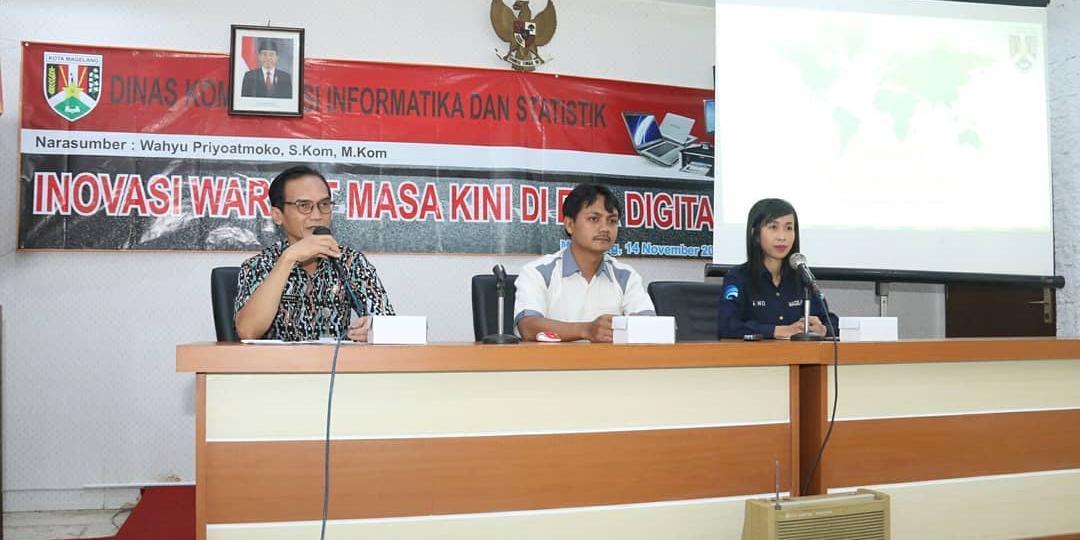 Pembinaan Pengusaha dan Pengelola Warnet di Kota Magelang, dengan Tema "Inovasi Warnet Masa Kini Di Era Digital"