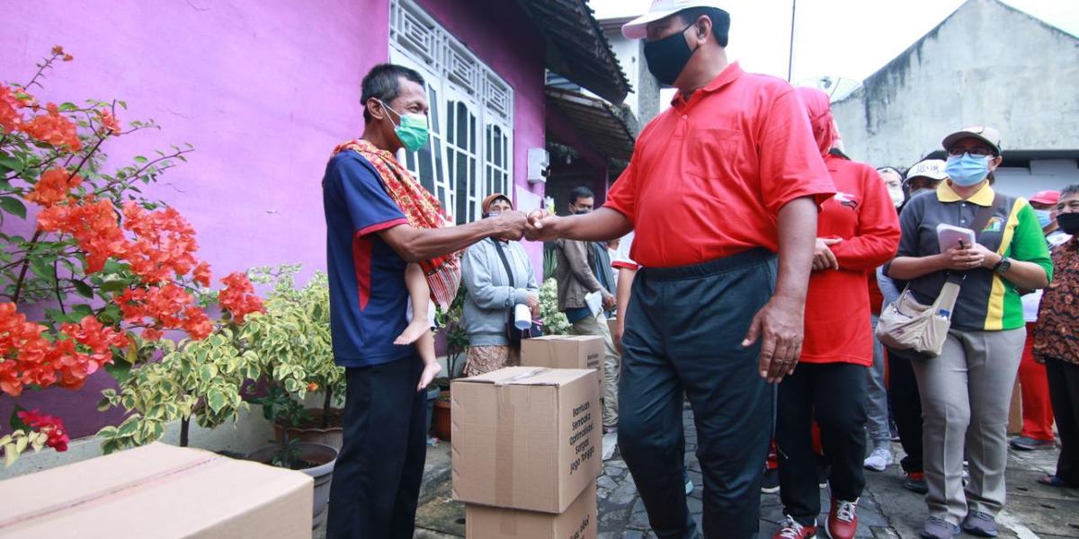 CEK KEEFEKTIFAN JOGO TONGGO, WALI KOTA LAKUKAN AGENDA MLAKU-MLAKU TILIK KAMPUNG