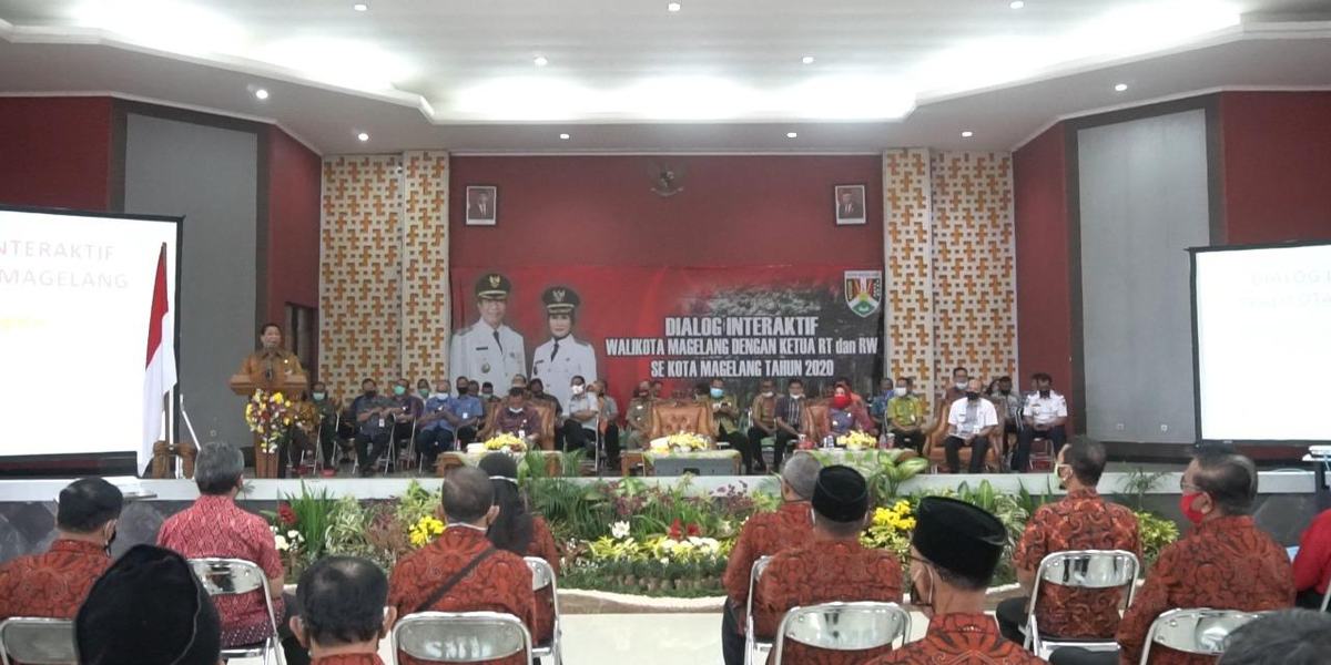 WALI KOTA MAGELANG IMBAU RT/RW KAWAL PROTOKOL KESEHATAN DENGAN MENGEDEPANKAN SISI HUMANIS
