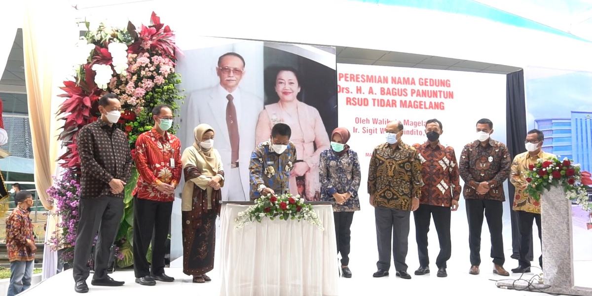 GEDUNG 8 LANTAI RESMI DIFUNGSIKAN, RSUD TIDAR SIAP TINGKATKAN KUALITAS LAYANAN