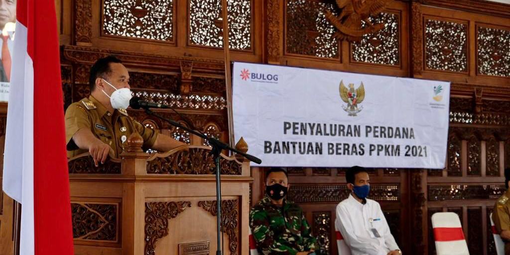 11.124 Warga Kota Magelang Terima Bantuan Beras dari Kemensos