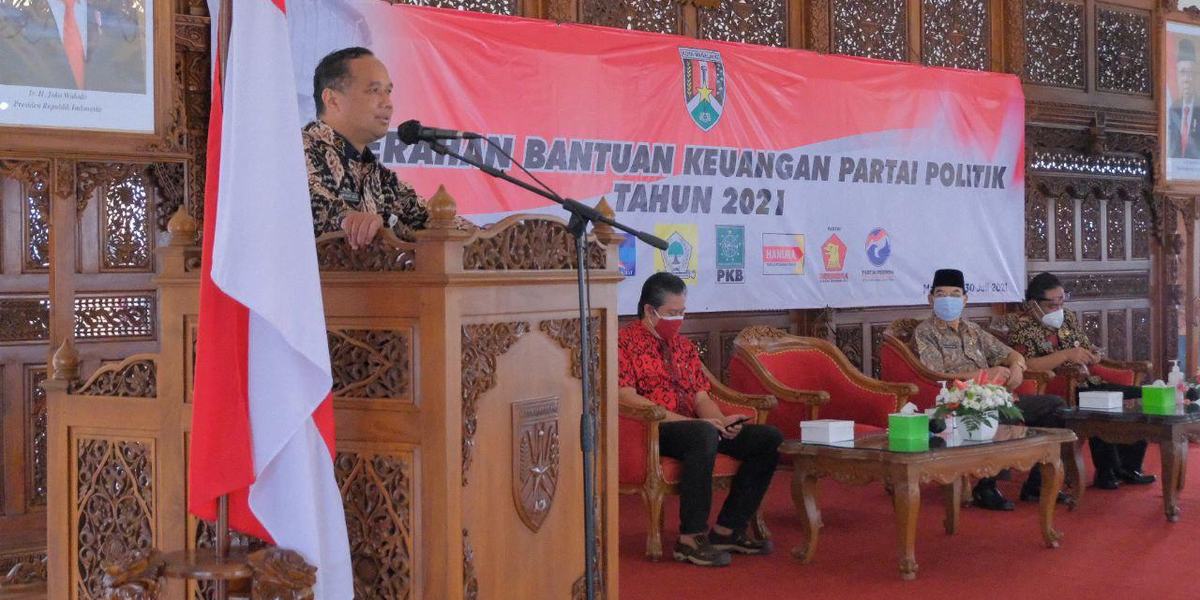 Bantuan Keuangan Parpol Kota Magelang Capai Rp 568 Juta