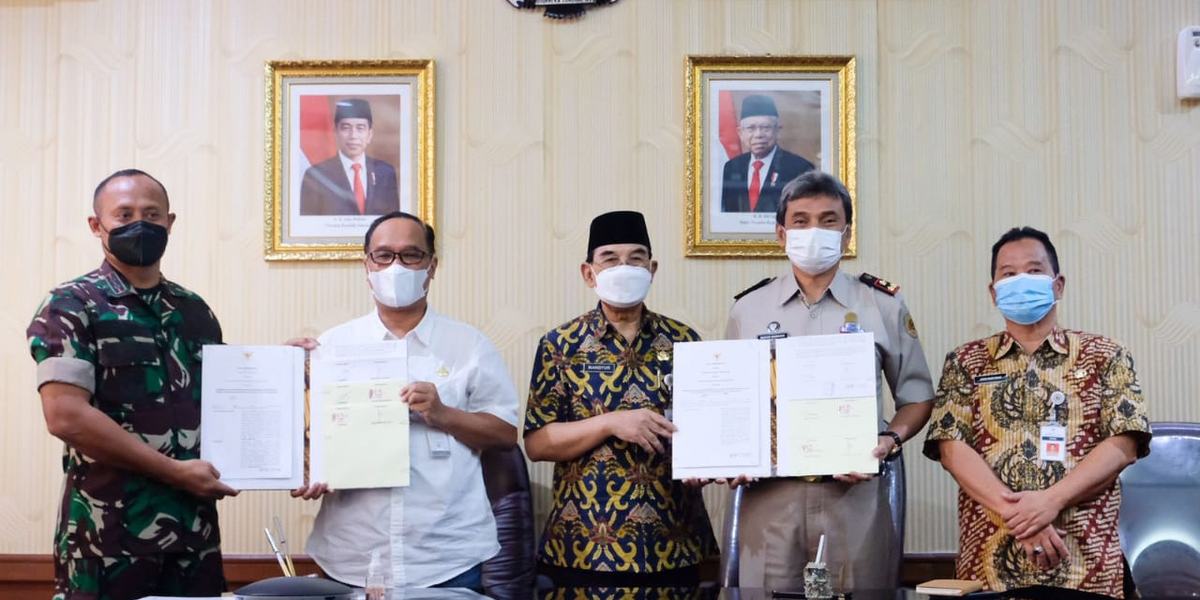 Pemkot Magelang, BPN, dan Dandim 0705/Magelang Teken Perjanjian Kerja Sama