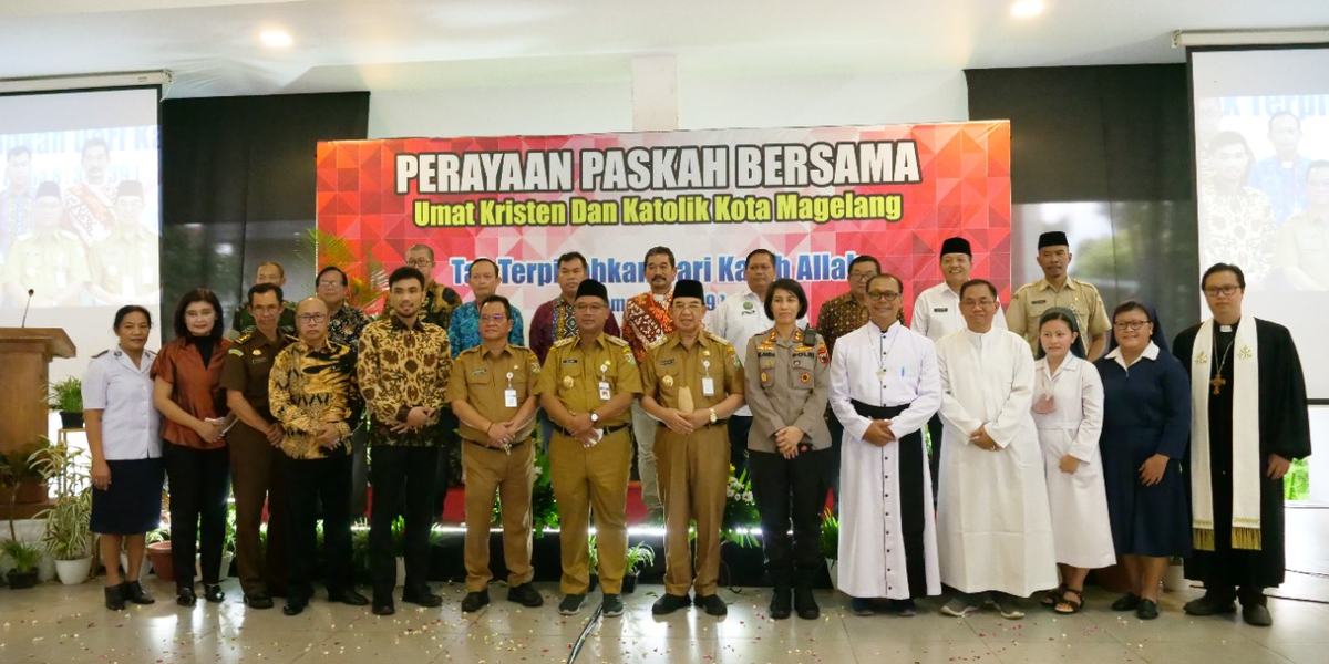 Umat Kristen dan Katolik Rayakan Paskah Bersama, Wujud Toleransi di Kota Magelang