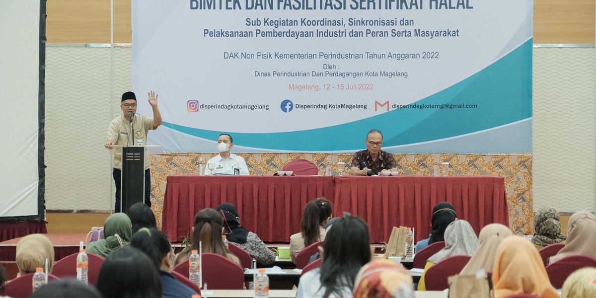 200 Pelaku IKM Pangan Kota Magelang Ikuti Bimtek Sertifikasi Halal