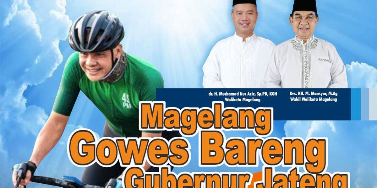 Besok! Gowes Bareng Gubernur Jateng di Kota Magelang