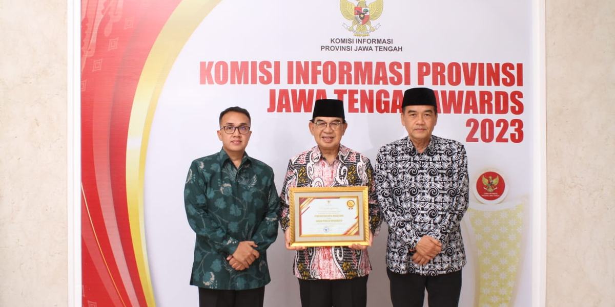 Kota Magelang Raih Predikat Informatif Pada Anugerah Keterbukaan Informasi Badan Publik Tahun 2023