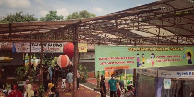 Terapkan Prokes Covid-19 Ketat, Taman Kyai Langgeng Ramai Dikunjungi Wisatawan