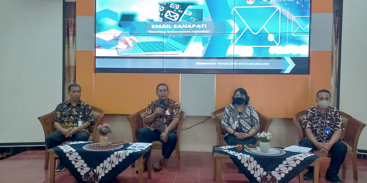 BIMBINGAN TEKNIS EMAIL SANAPATI PADA OPD PEMERINTAH KOTA MAGELANG