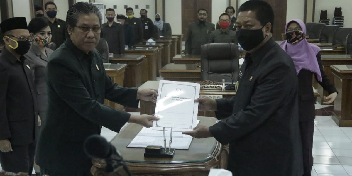 WALIKOTA MAGELANG SAMPAIKAN PENDAPAT AKHIR TERKAIT RUMUSAN RAPERDA TENTANG PERUBAHAN PERDA NOMOR 3/2016