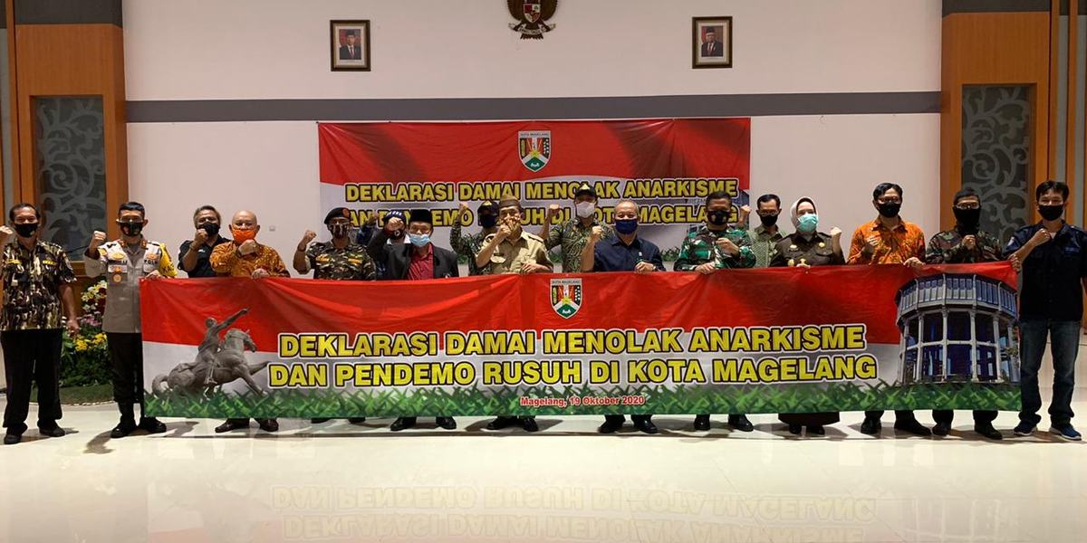 DEKLARASI DAMAI CIPTAKAN SUASANA KONDUSIF DI KOTA MAGELANG