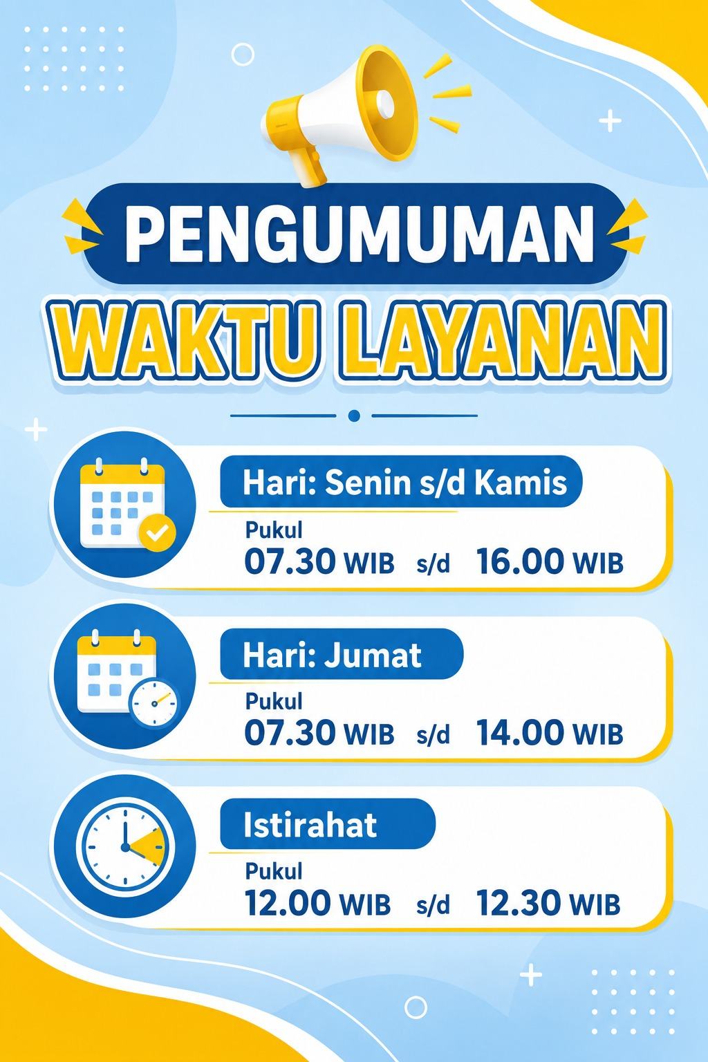 Waktu Layanan