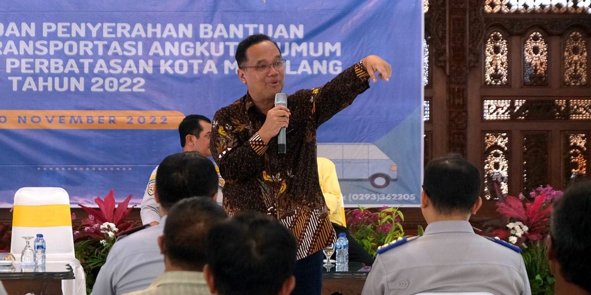 310 Awak Angkutan menerima Bantuan Operasional dari Pemkot Magelang