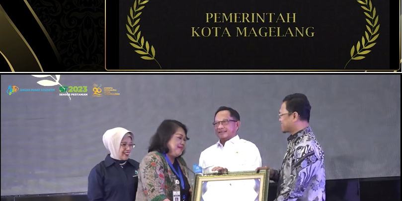 PEMERINTAH KOTA MAGELANG RAIH ANUGERAH ANINDHITA WISTARA DATA TERBAIK NASIONAL TAHUN 2024