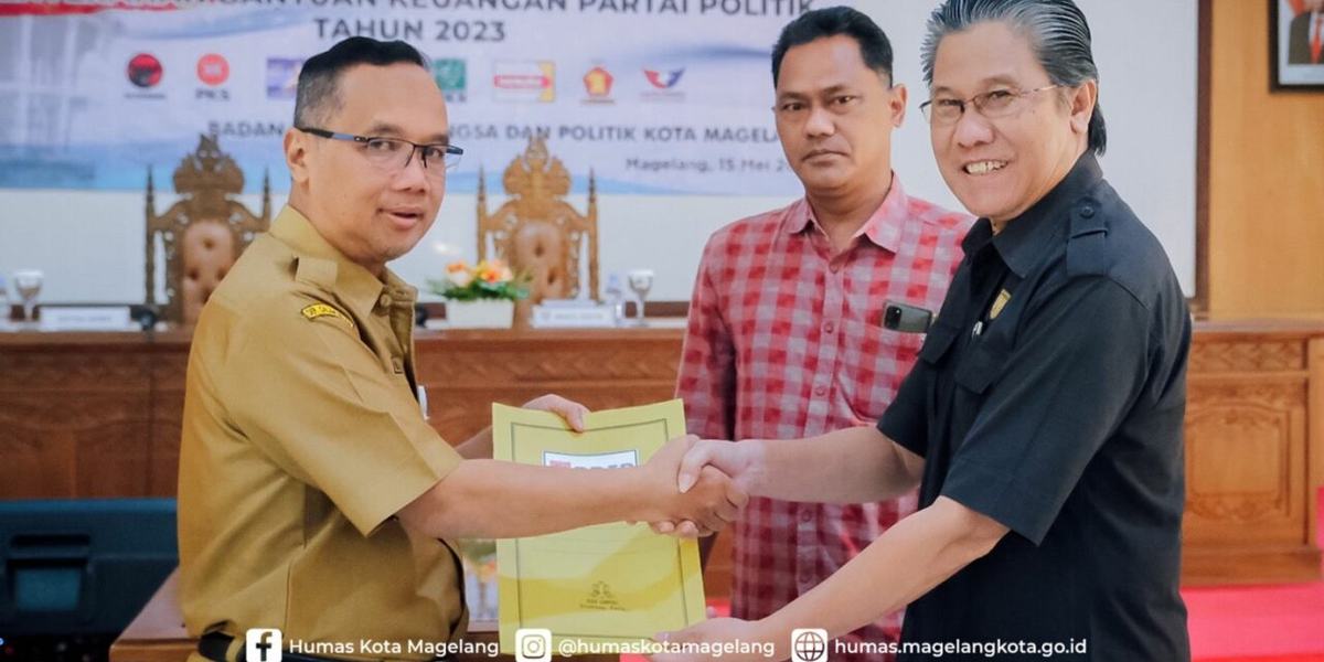 Pemkot Magelang Berikan Bantuan Keuangan Parpol