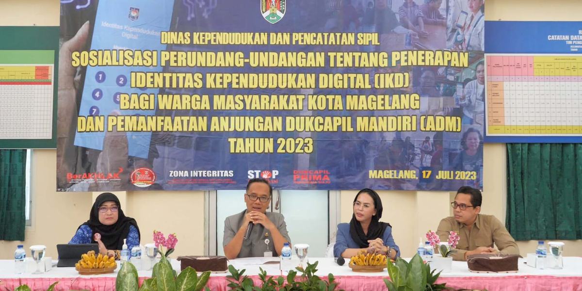 Capain Aktivasi IKD Kota Magelang Tertinggi di Jawa Tengah