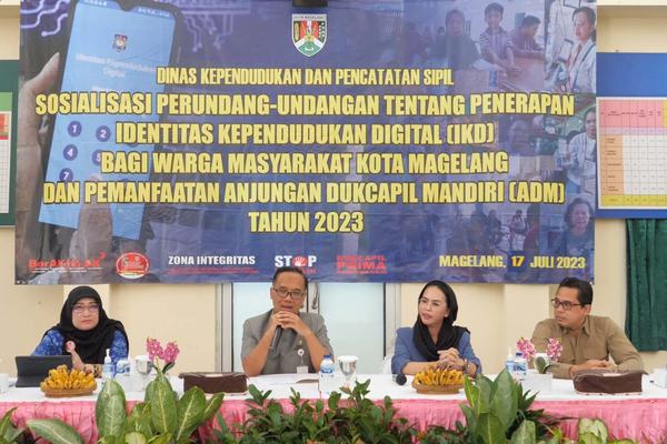 Capain Aktivasi IKD Kota Magelang Tertinggi di Jawa Tengah