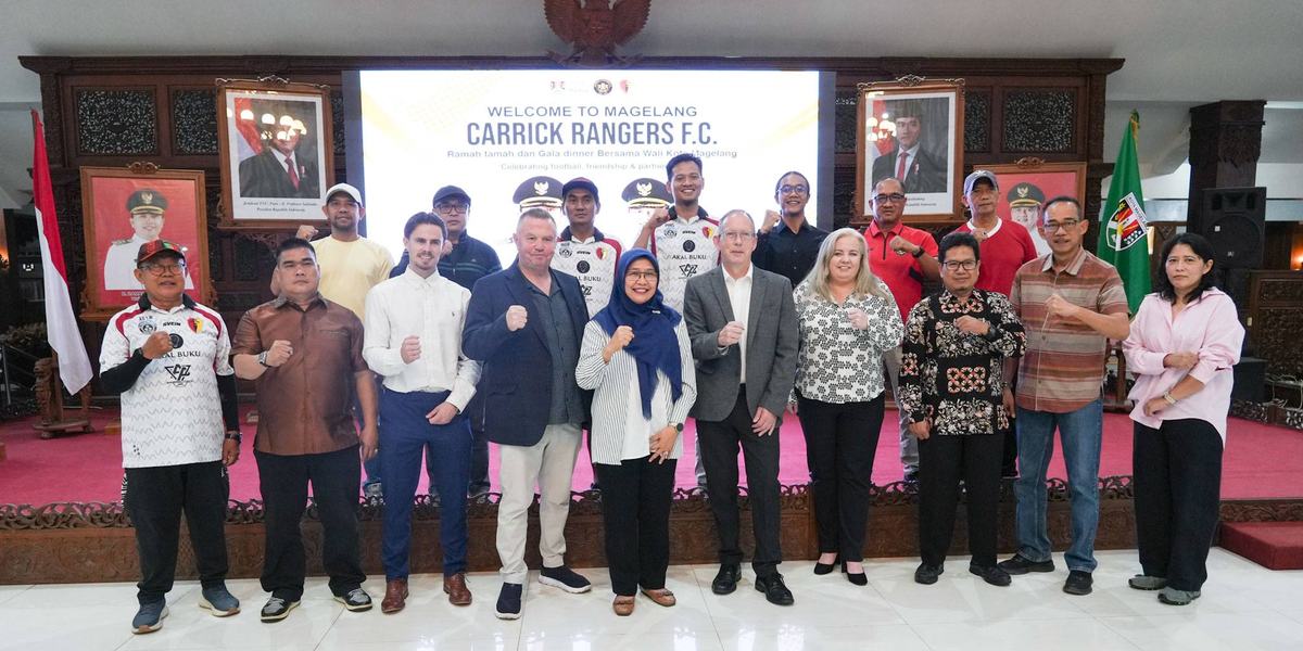 Carrick Rangers FC Bidik Pengembangan Sepak Bola Muda Magelang