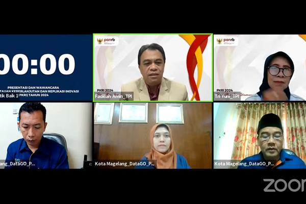 DATAGO MASUK TOP 5 TERBAIK NASIONAL PEMANTAUAN KEBERLANJUTAN INOVASI LAYANAN PUBLIK TAHUN 2024