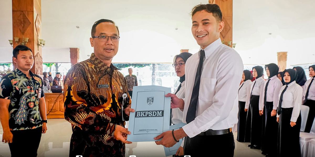 Wali Kota Magelang Lantik 87 PPPK Guru Formasi Tahun 2022
