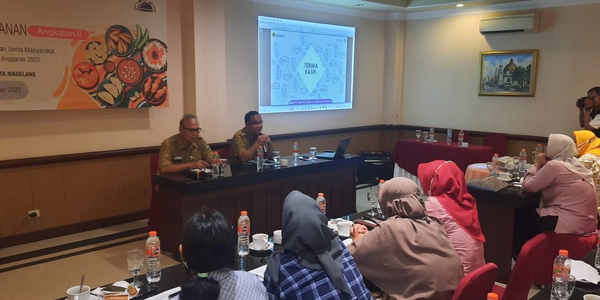 Pelatihan Produksi Pengolahan Makanan Angkatan II Kembali Digelar Untuk IKM Kota Magelang