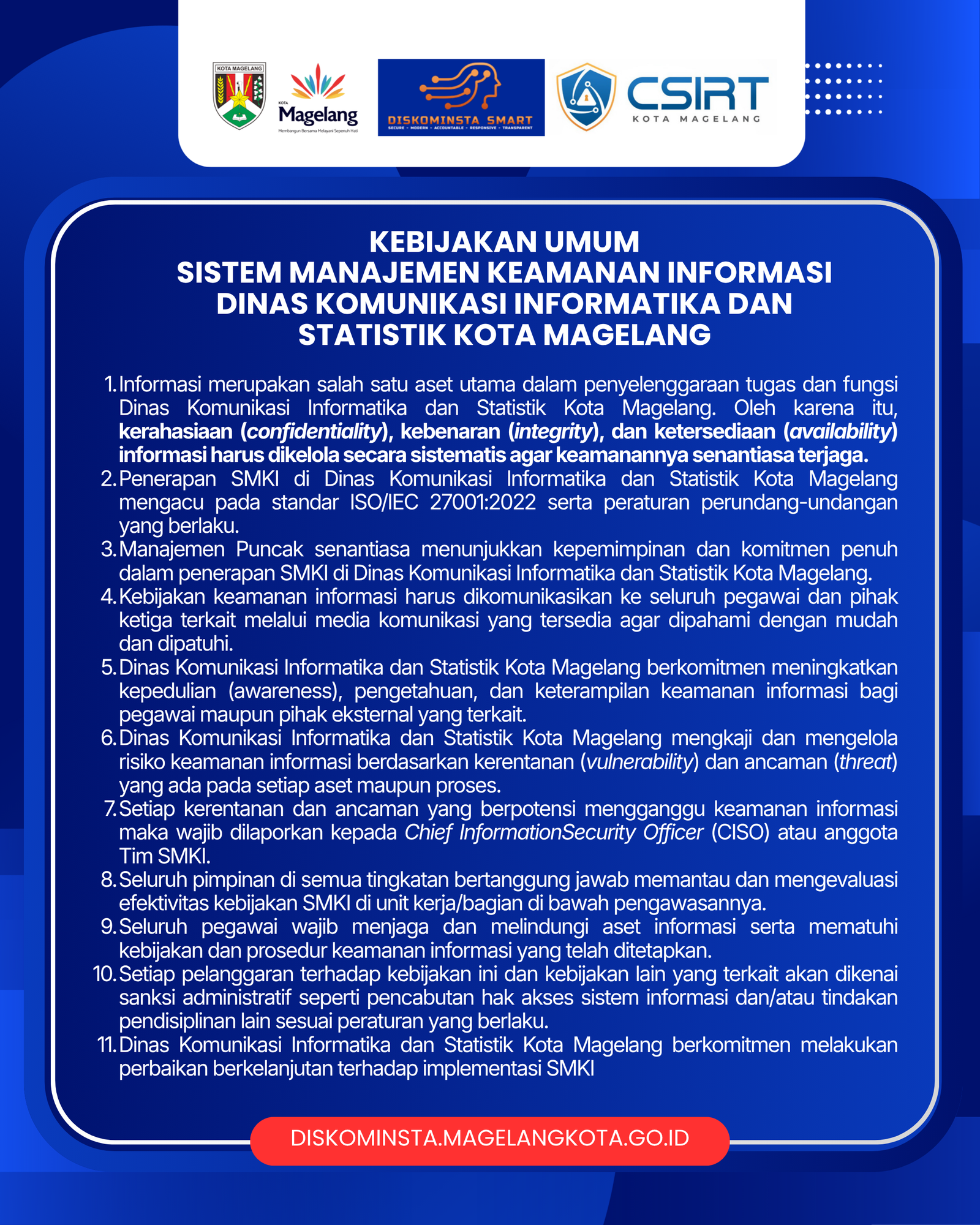 Kebijakan Internal SMKI