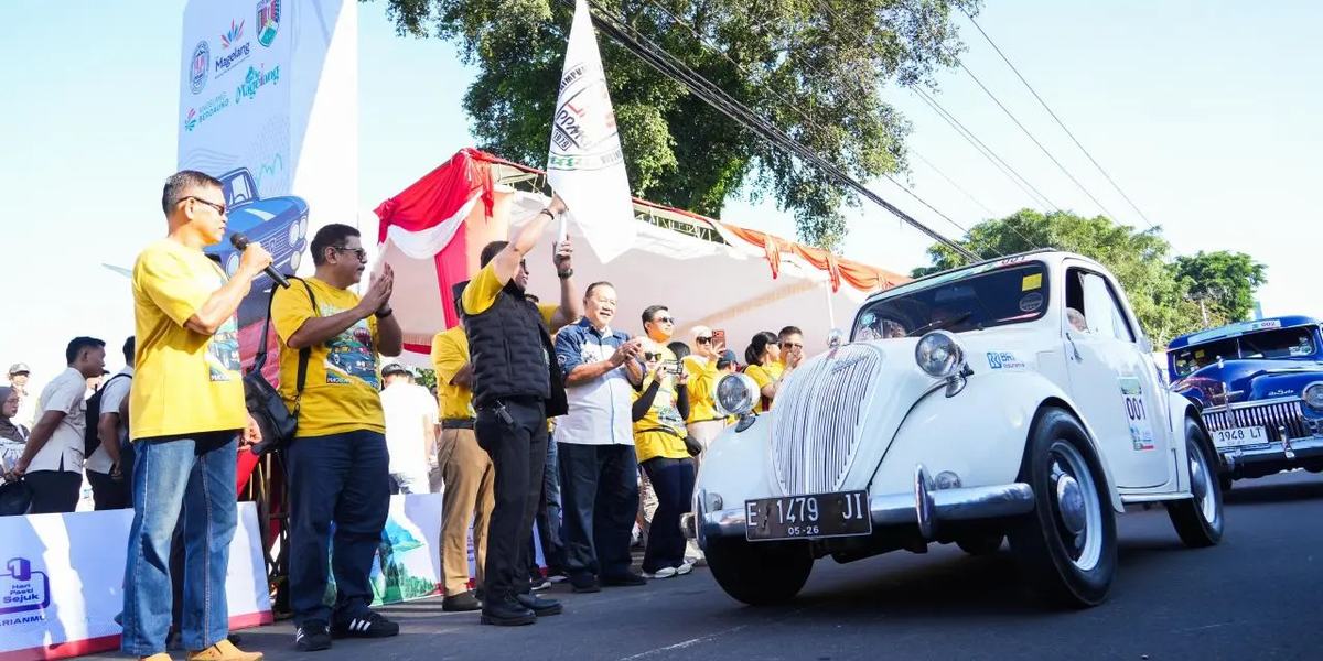 28 Tahun Konsisten, Rally Mobil Kuno PPMKI Jateng Tour Ramaikan Magelang
