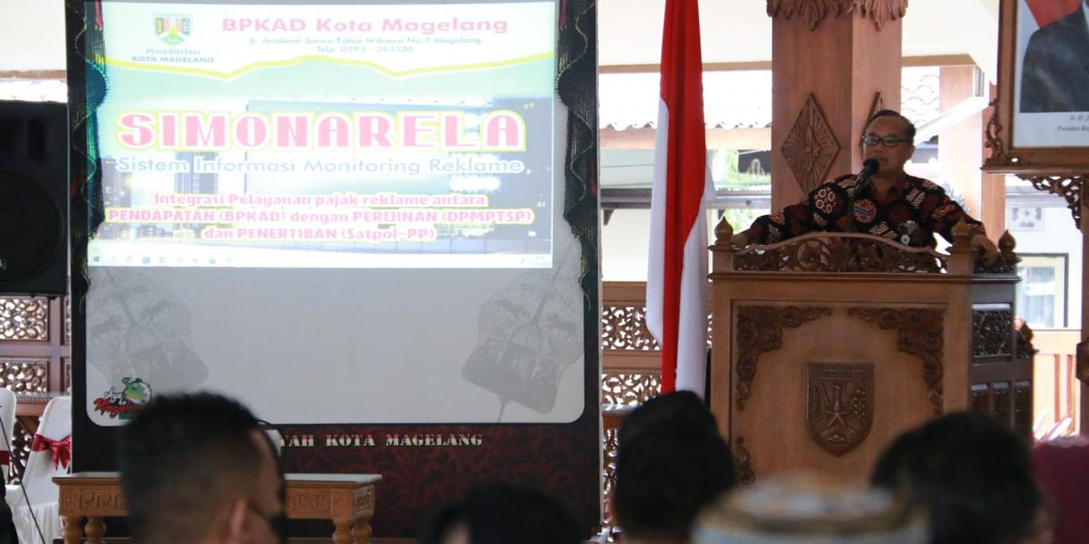 Pemkot Magelang Beri Penghargaan Bagi Pembayar Pajak Tercepat Sekaligus Launching SIMONARELA