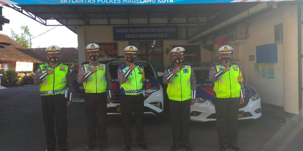 OPERASI PATUH CANDI 2020 DILAKSANAKAN, POLRES MAGELANG KOTA HIMBAU MASYARAKAT PATUH DAN DISIPLIN PROTOKOL