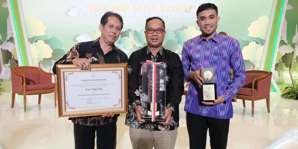 Kota Magelang Raih Penghargaan Green Leadership "Nirwasita Tantra" 2021