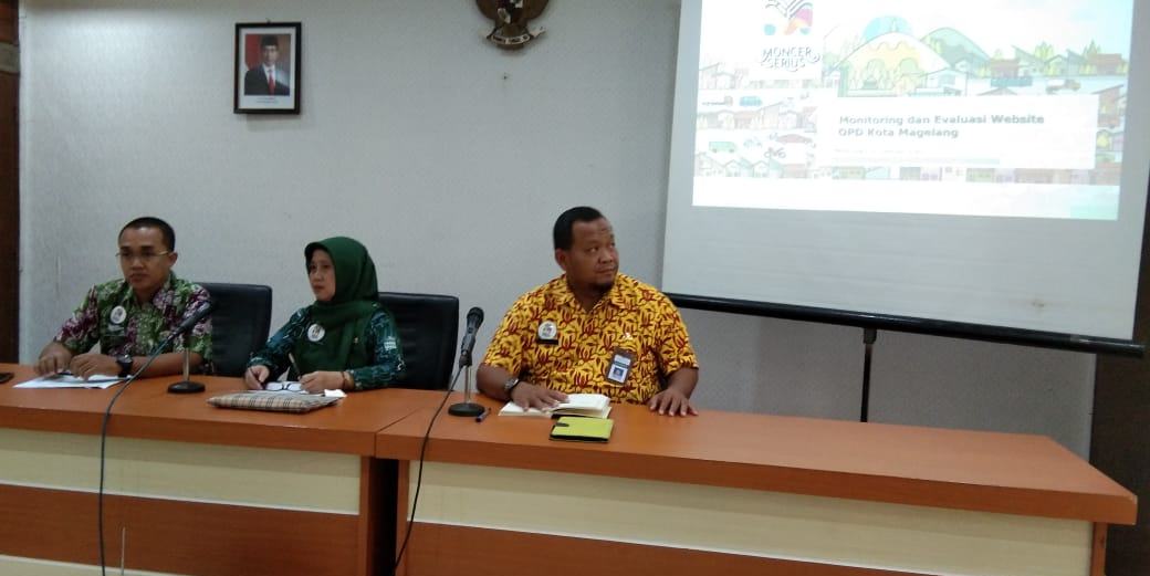 Rapat Koordinasi Website OPD Kota Magelang Tahun 2020