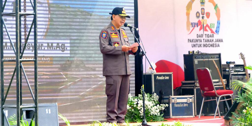 8.044 personel Satpol PP, Satlinmas, Damkar dan Masyarakat “Merangkul” Gunung Tidar