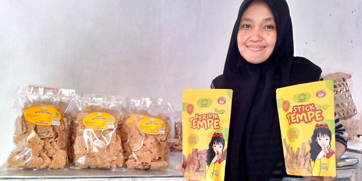 Keripik Tempe Bunga Kantil Asli Magelang Kuasai Pasar Nasional, Omzet Jutaan Rupiah Perbulan